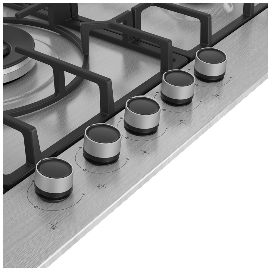 additioanl image for  Beko Hob Gas 4 Burner 1 Wok Inox 90cm 