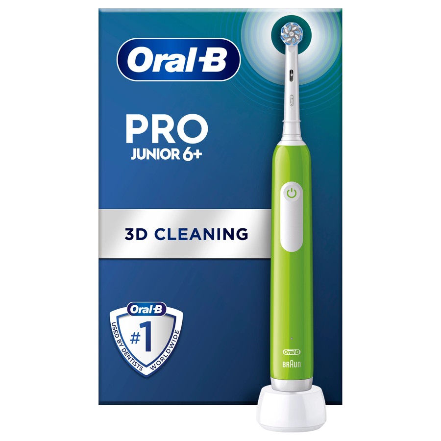 additioanl image for  Oral B Toothbrush Junior Green Handle 