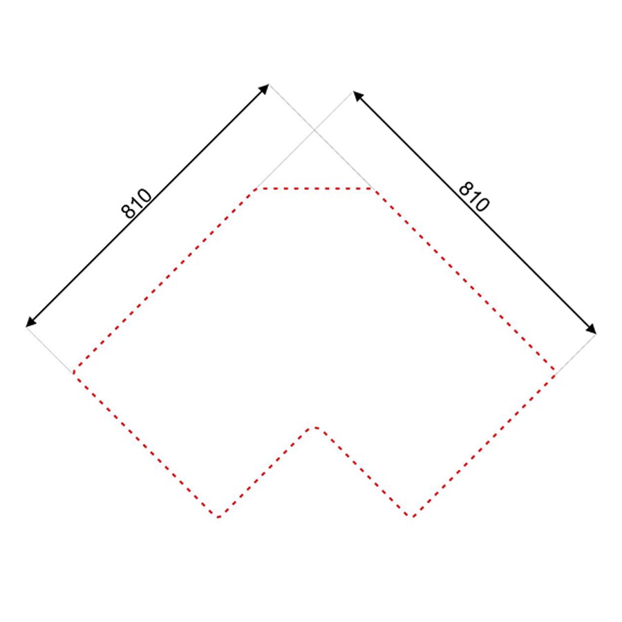 additioanl image for  Asil 2 Bowl Sink Corner 83 x 83.0cms 