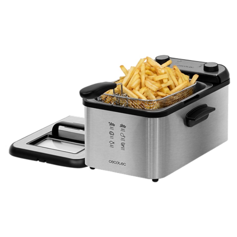 additioanl image for  Cecotec Deep Fryer S/Steel 3Ltr 
