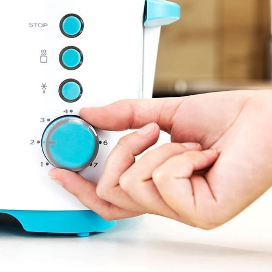 additioanl image for  Cecotec Toaster 2 Long Slice White/Blue 
