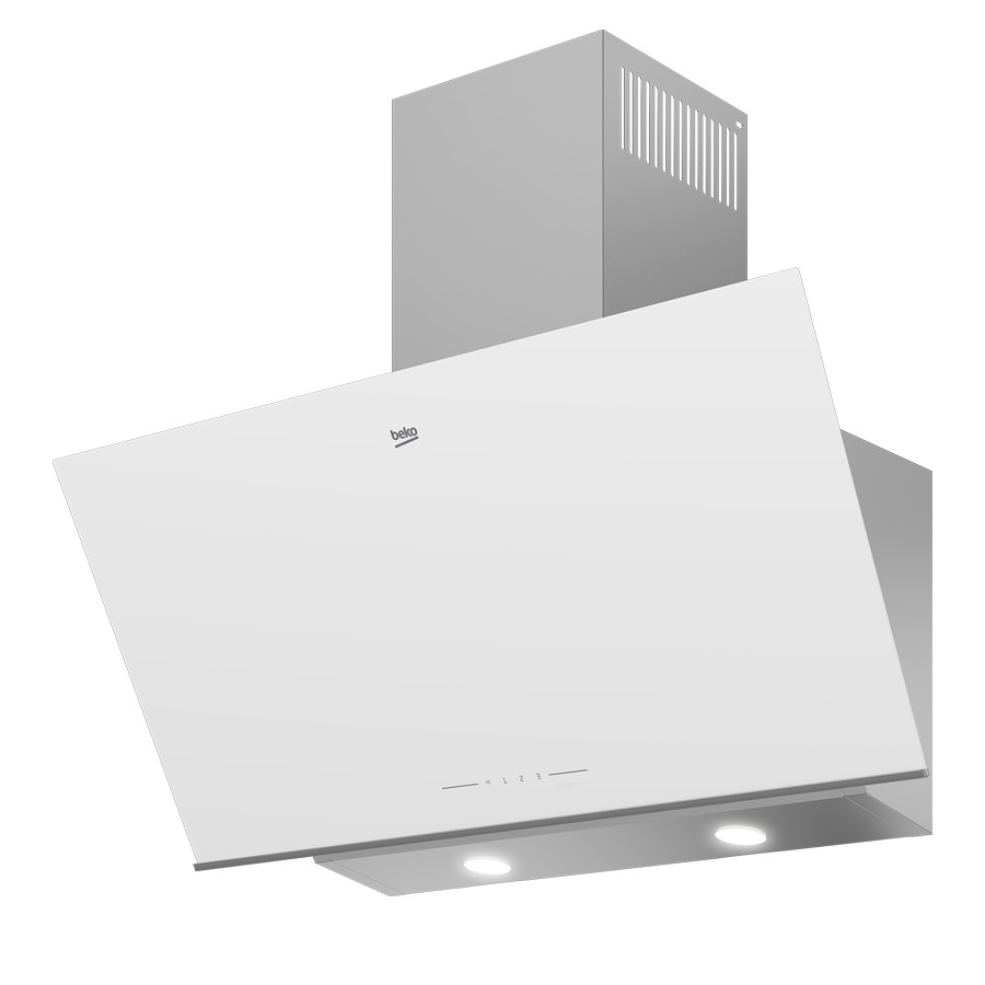 additioanl image for  Beko Hood Slanting Glass White 90cms 