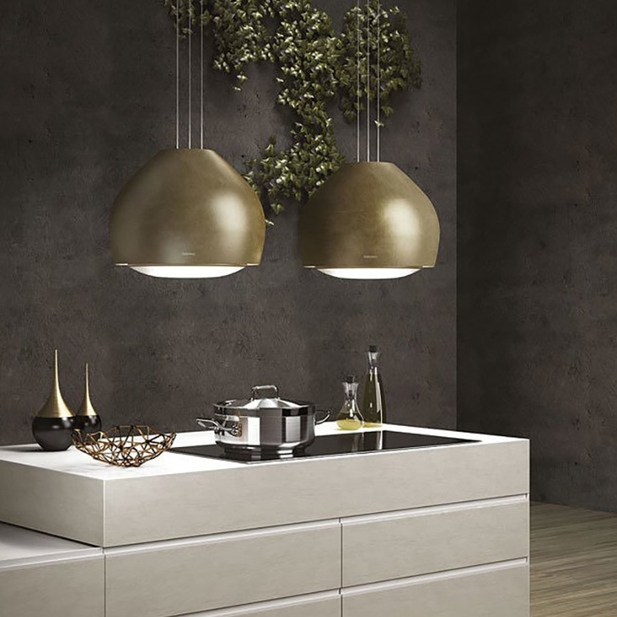 additioanl image for  Falmec Hood Island Sophie Brass 54 cm 