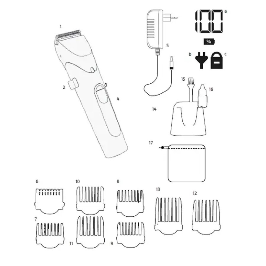 additioanl image for  Cecotec Men Hair Clipper Titanium 