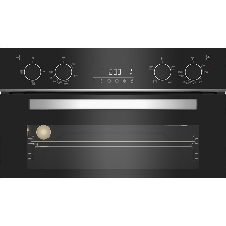 additioanl image for  Beko Oven Electric Double Black+S/Steel 