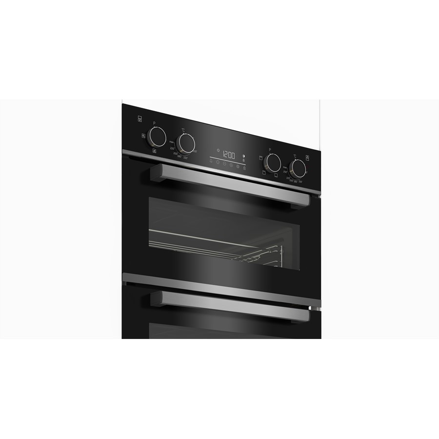 additioanl image for  Beko Oven Electric Double Black+S/Steel 