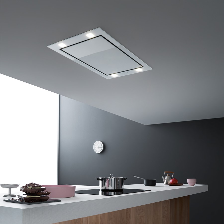 additioanl image for  Falmec Hood Sirio Evo White Glass 90 cm 