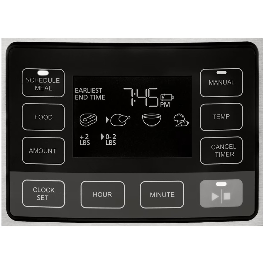 additioanl image for  Crockpot Slow Cooker Silver Time Select 