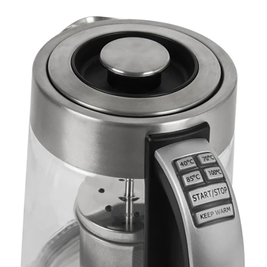 additioanl image for  Thomson Glass Kettle Silver 