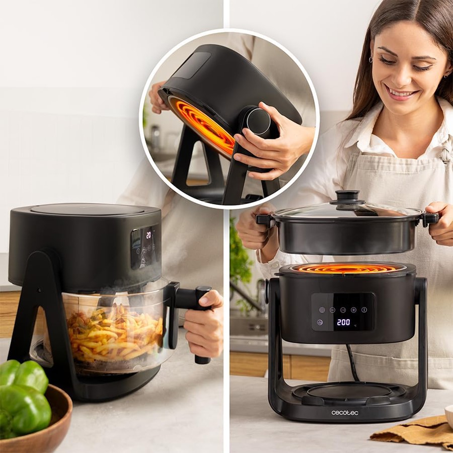 additioanl image for  Cecotec Airfryer Flip & Grill 4500 4.5L 
