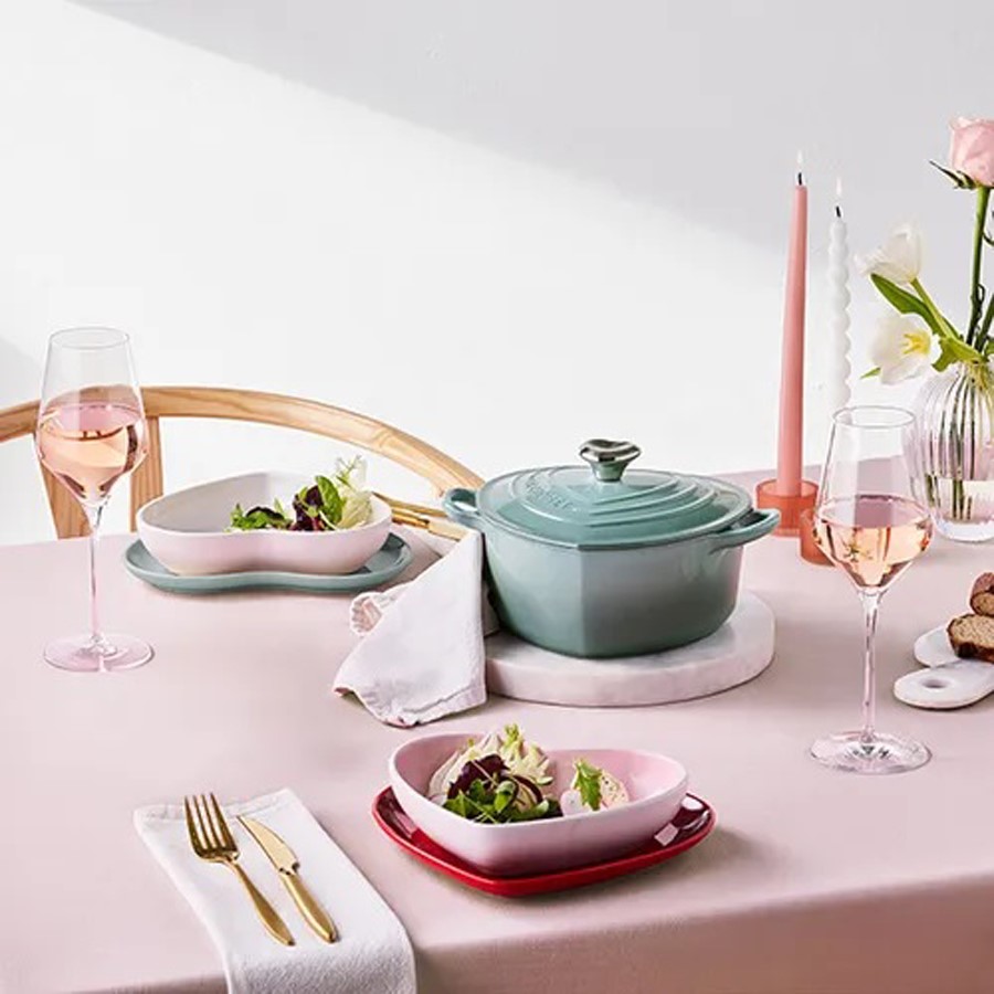 additioanl image for  Le Creuset Heart Casserole Sea Salt 20cm 
