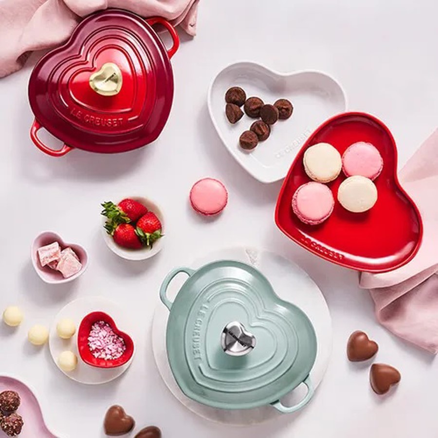 additioanl image for  Le Creuset Heart Casserole Sea Salt 20cm 