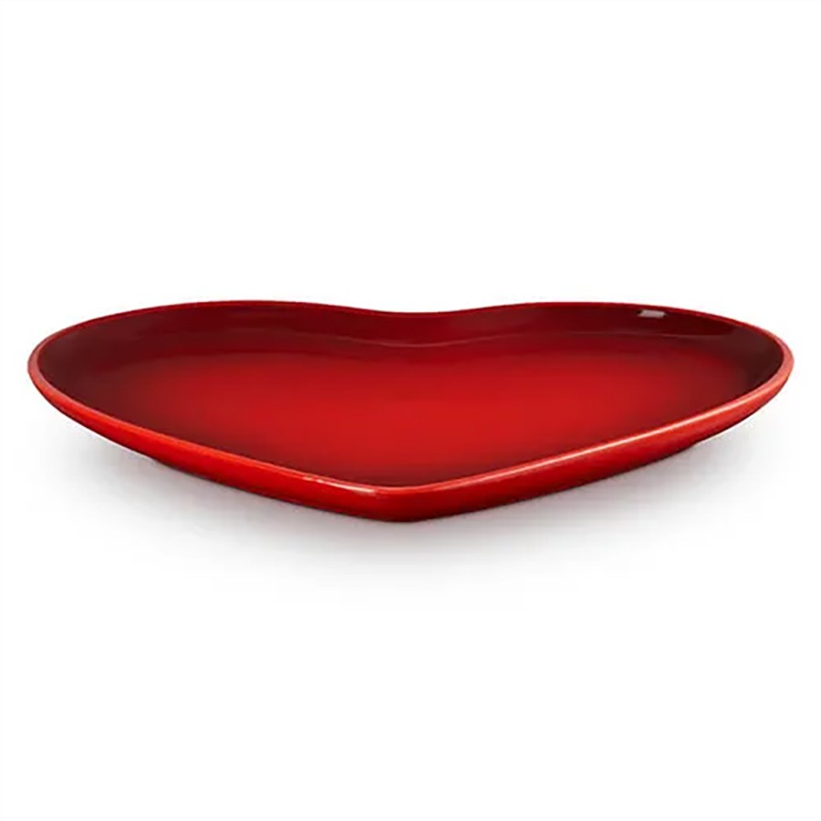 additioanl image for  Le Creuset Heart Plate Cerise 23 cm 