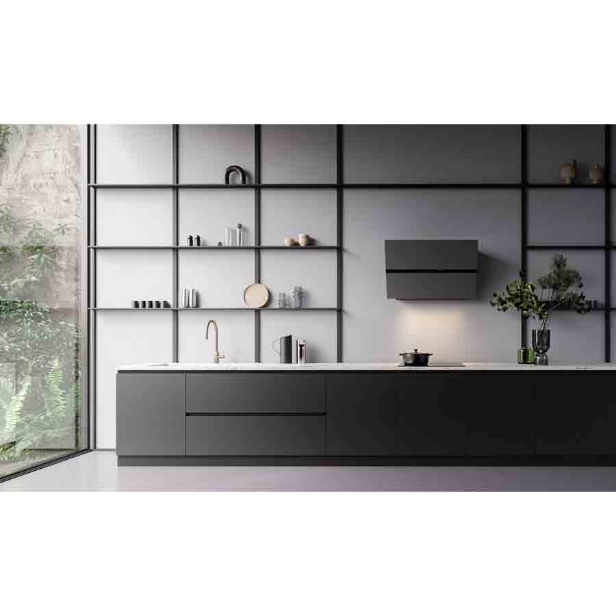 additioanl image for  Falmec Hood Fusion Black Satin Glass 