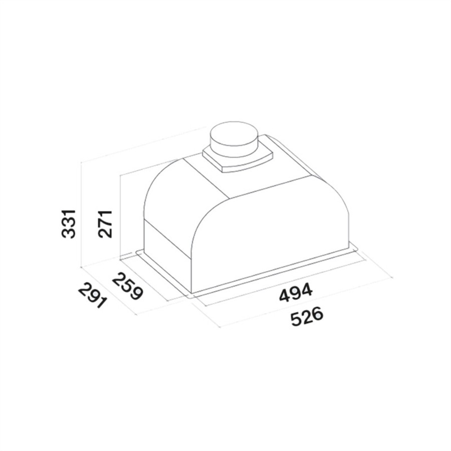 additioanl image for  Falmec Hood Incasso Green Tech Plus 50cm 