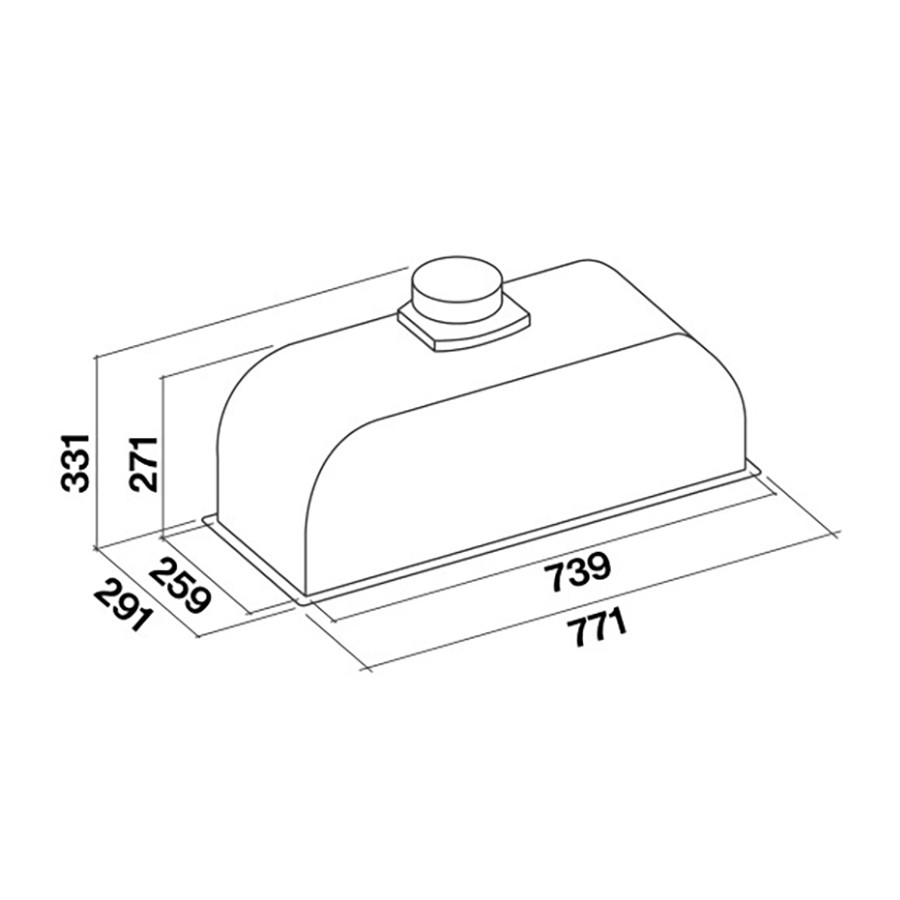 additioanl image for  Falmec Hood Incasso Green Tech Plus 70cm 