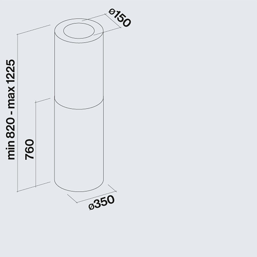 additioanl image for  Falmec Polar Evo Island Hood Inox 
