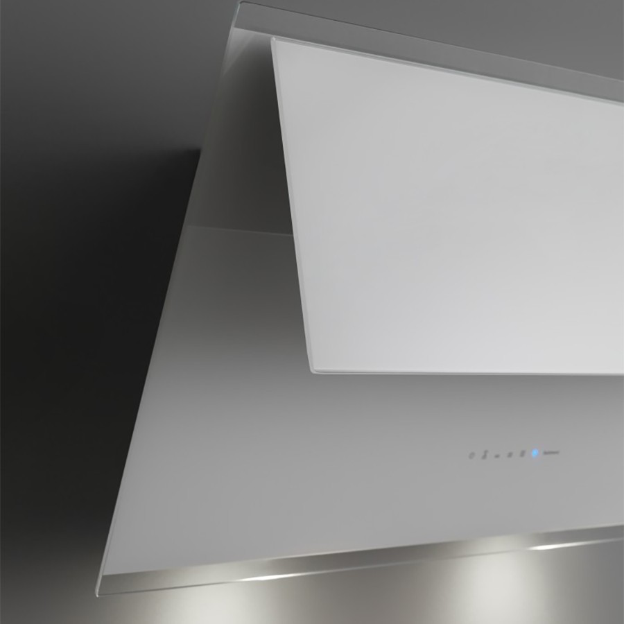 additioanl image for  Falmec Hood Verso White Glass 85 cm 
