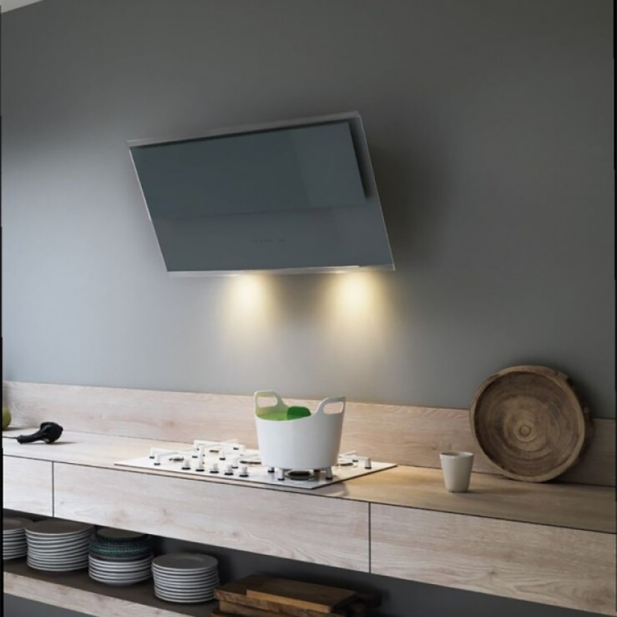additioanl image for  Falmec Hood Verso Grey Glass 55 cm 