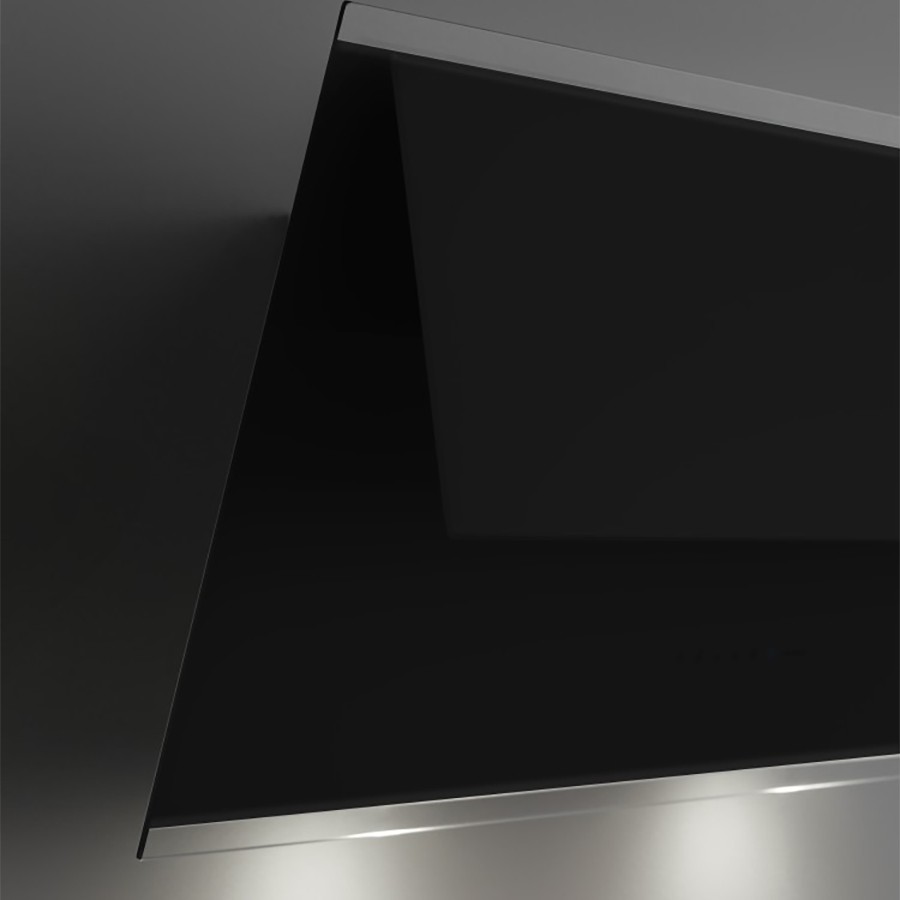additioanl image for  Falmec Hood Verso Black Glass 55cm 