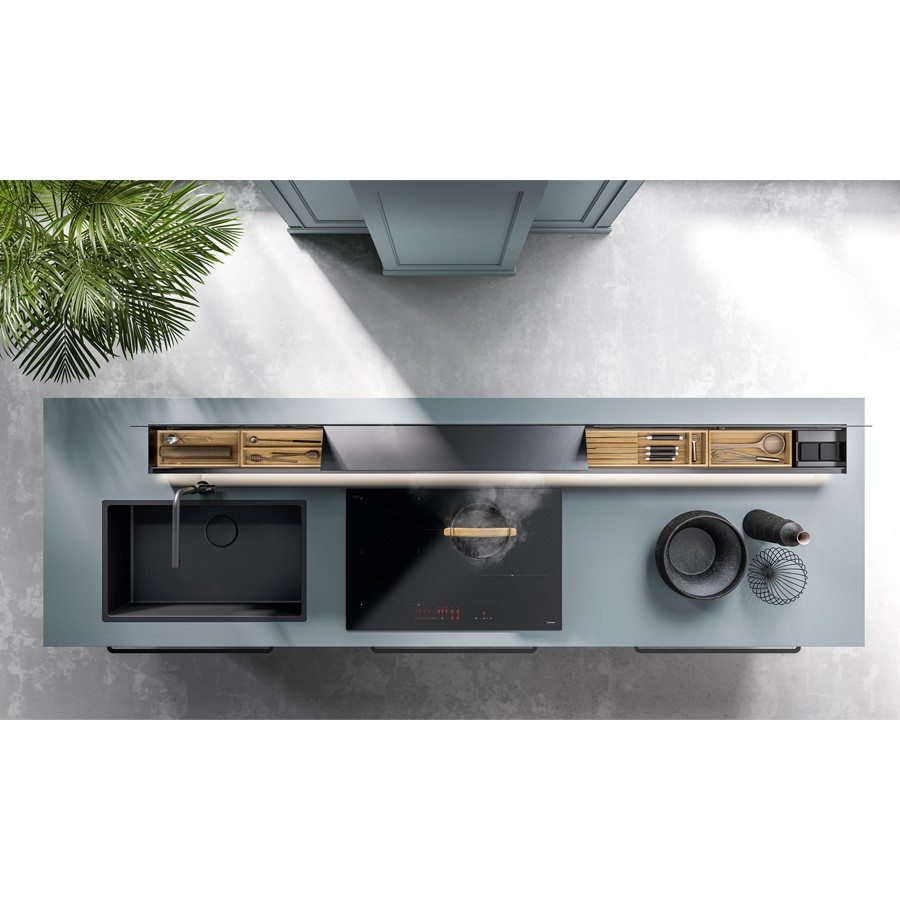 additioanl image for  Falmec Cooker Hood Monolith Black Glass 