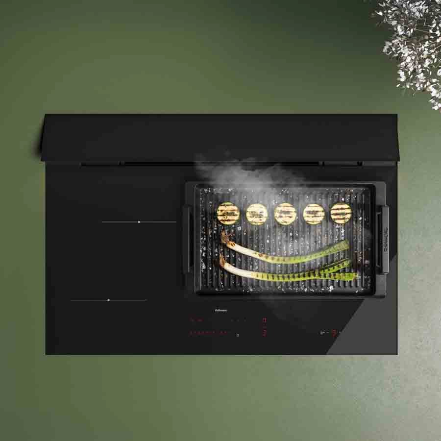 additioanl image for  Falmec Hood Brera Black Glass 90 cm 