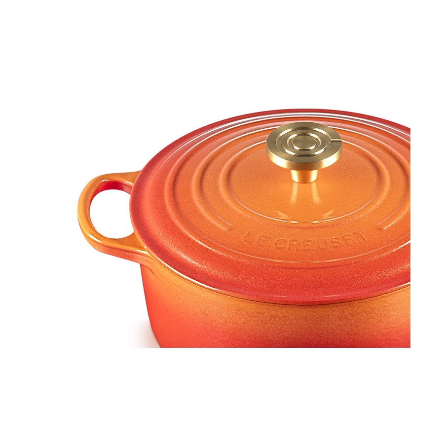 additioanl image for  Le Creuset Sign Round Cass G/Flame 20 cm 
