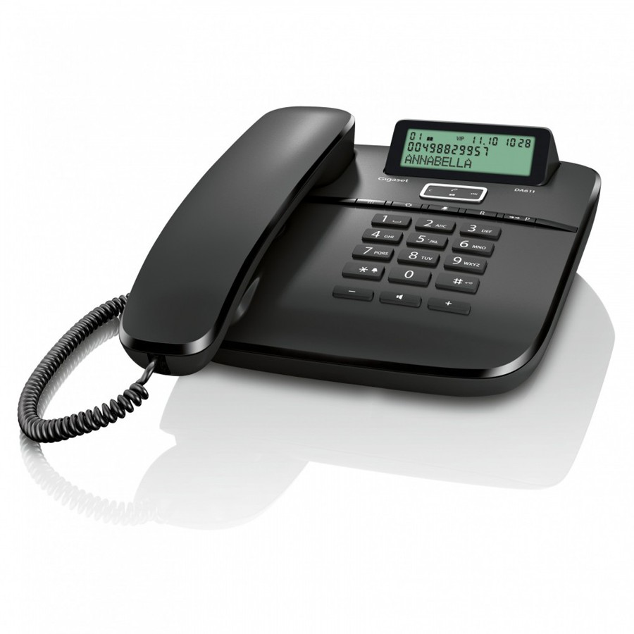 additioanl image for  Gigaset Telephone Corded Blk.With IDCall 