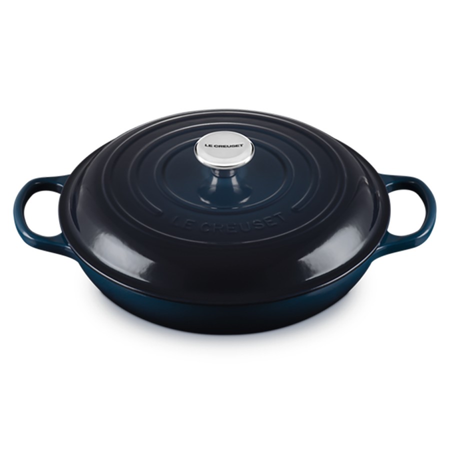 additioanl image for  Le Creuset Shallow Casserole Nuit 30 cm 