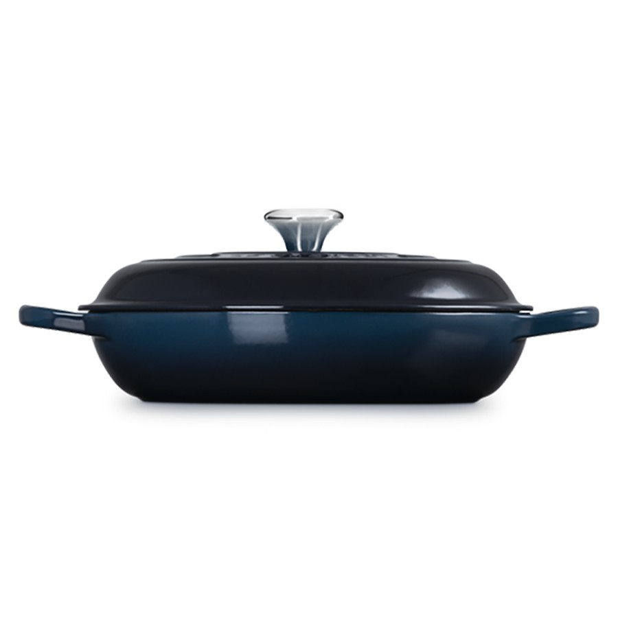 additioanl image for  Le Creuset Shallow Casserole Nuit 30 cm 