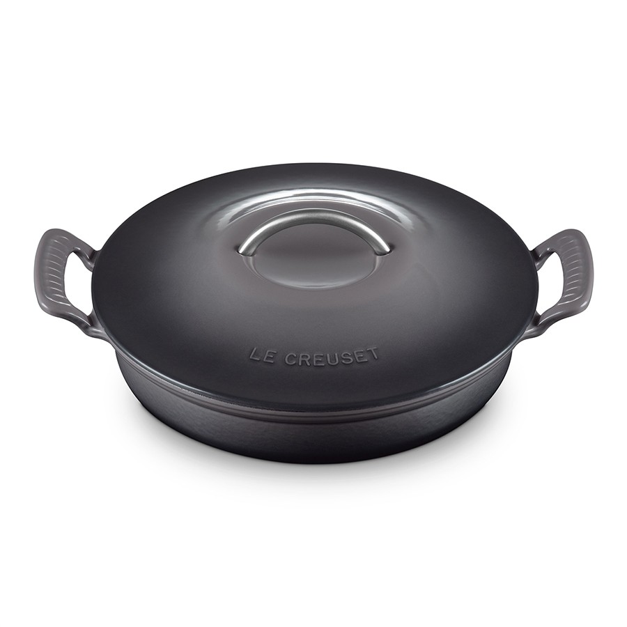 additioanl image for  Le Creuset MH Low Casserole Flint 28 cm 