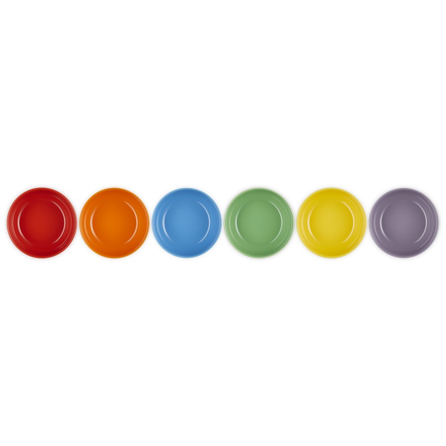 additioanl image for  Le Creuset Rainbow Coupe 6 Cereal Bowls 