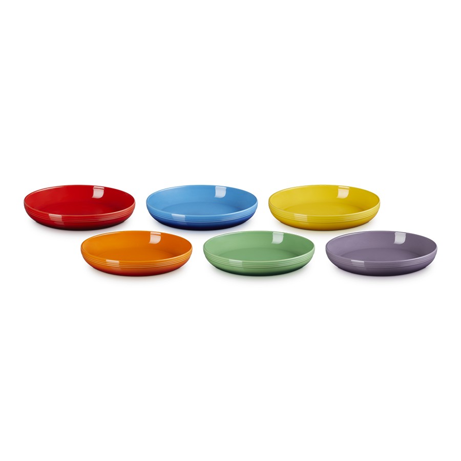 additioanl image for  Le Creuset Rainbow Coupe Pasta Bowls 