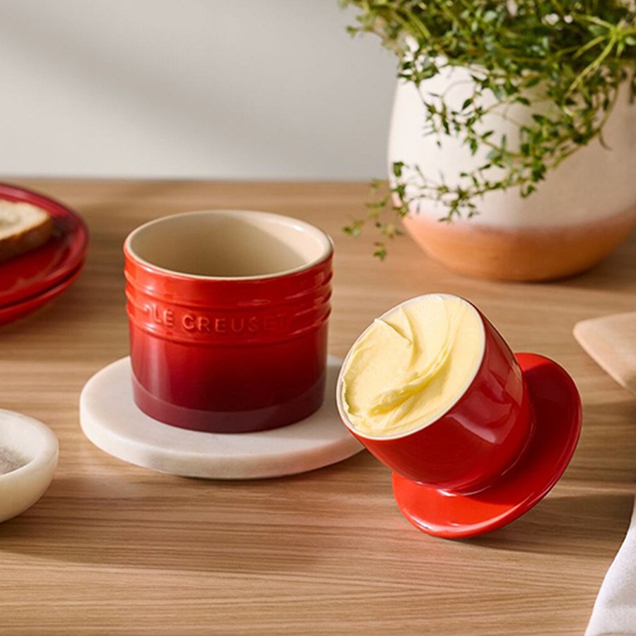 additioanl image for  Le Creuset Butter Crock Cerise 170 ml 