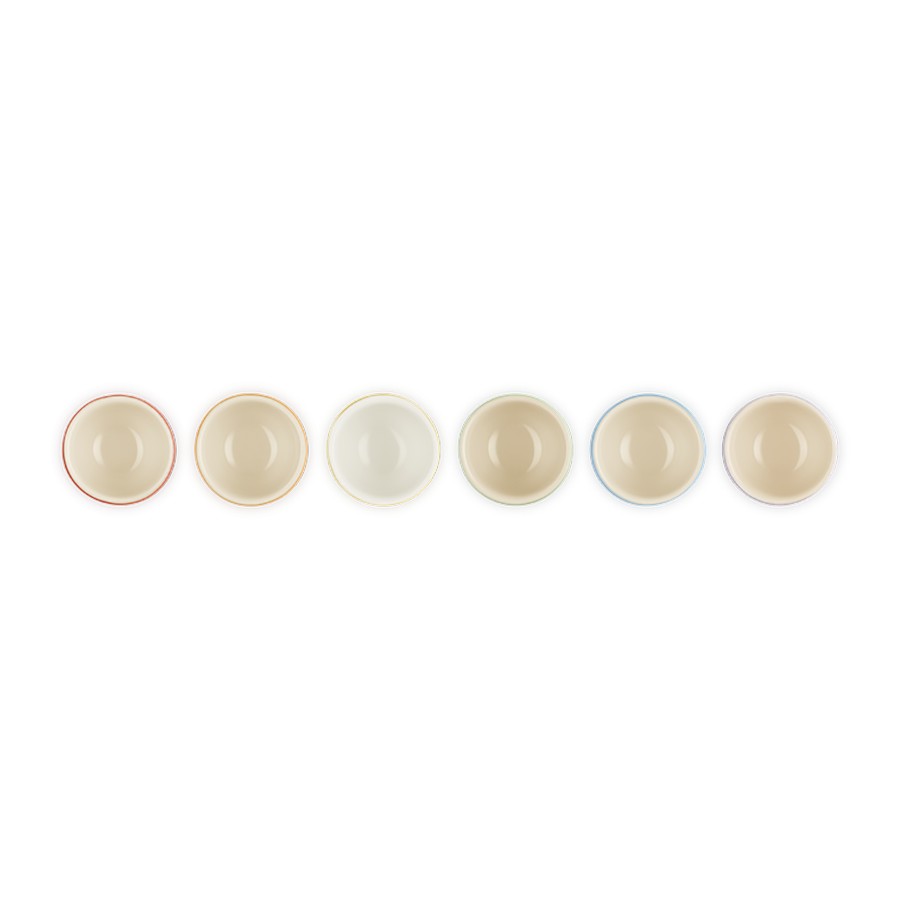 additioanl image for  Le Creuset Rainbow Set of 6 Egg Cups 