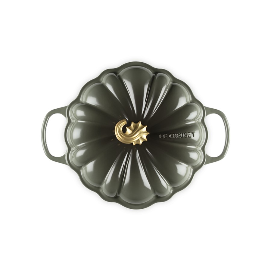 additioanl image for  Le Creuset Pumpkin Braiser Thyme 28 cm 