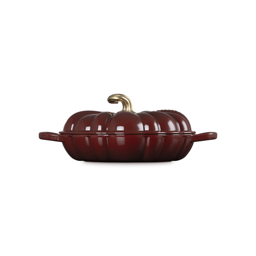 additioanl image for  Le Creuset Pumpkin Braiser Garnet 28 cm 