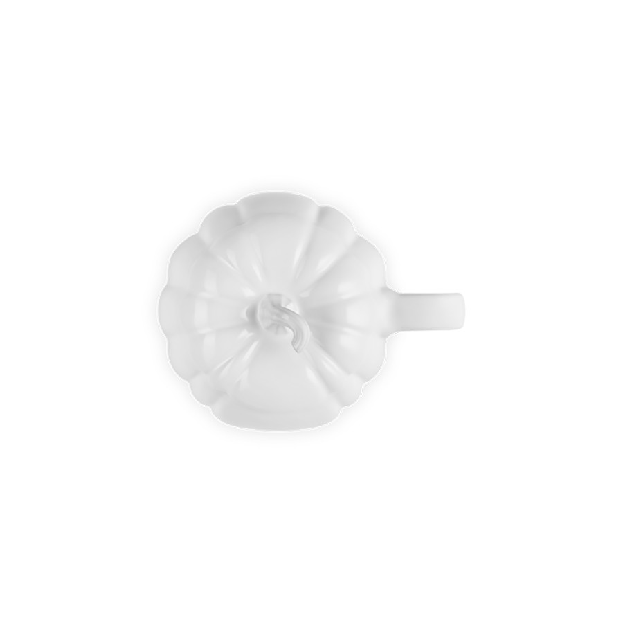 additioanl image for  Le Creuset Pumpkin Mug w/Lid Wht 400ml 