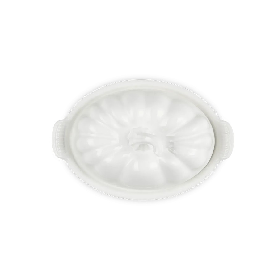 additioanl image for  Le Creuset Pumpkin Butter Dish White 