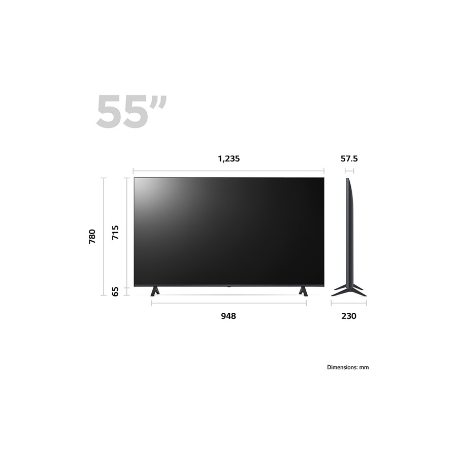 additioanl image for  LG UR78 4K Smart UHD TV 55" 