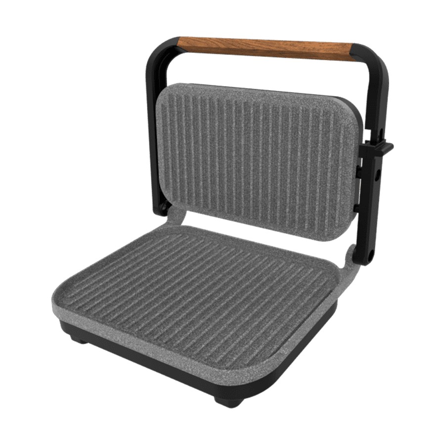 additioanl image for  Cecotec E-Grill RockStone Wood Black 