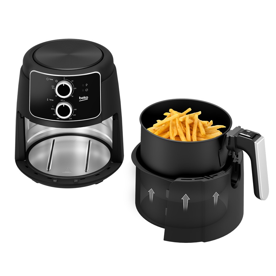 additioanl image for  Beko Air Fryer Black 3.9 Litre 1500 W