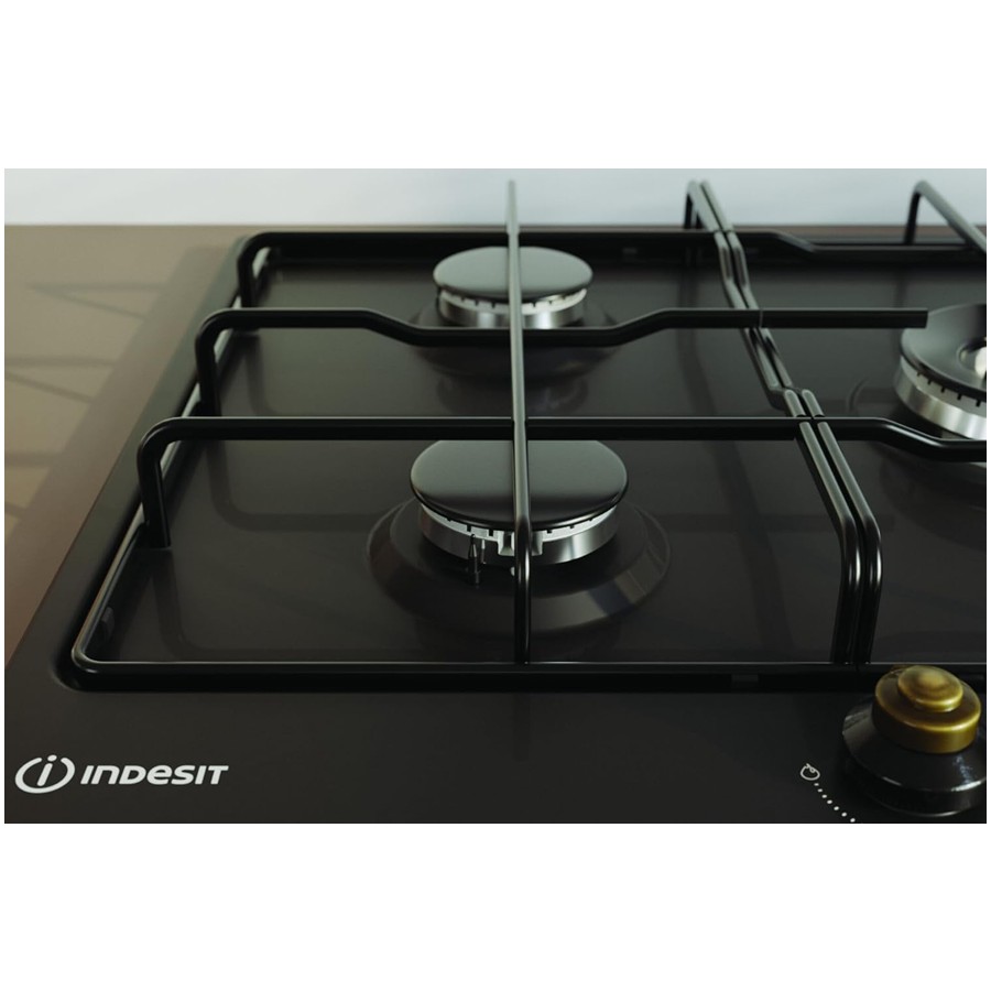 additioanl image for  Indesit Gas Hob 5 Burners Black 75 cm 