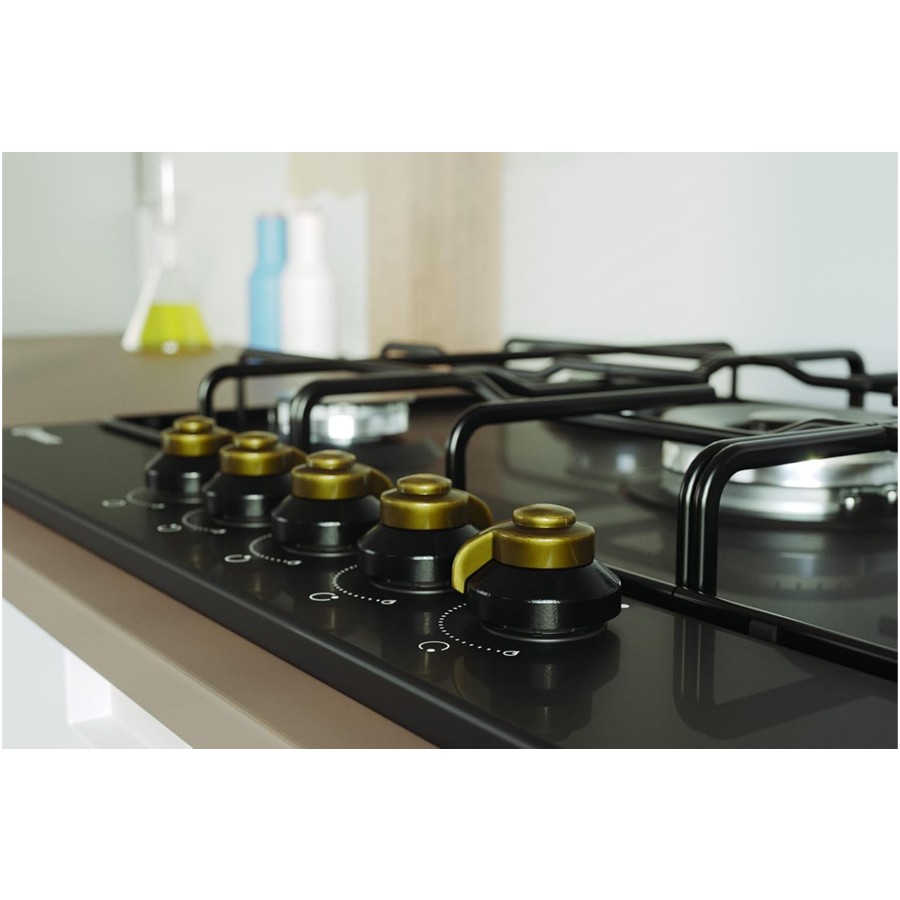 additioanl image for  Indesit Gas Hob 5 Burners Black 75 cm 