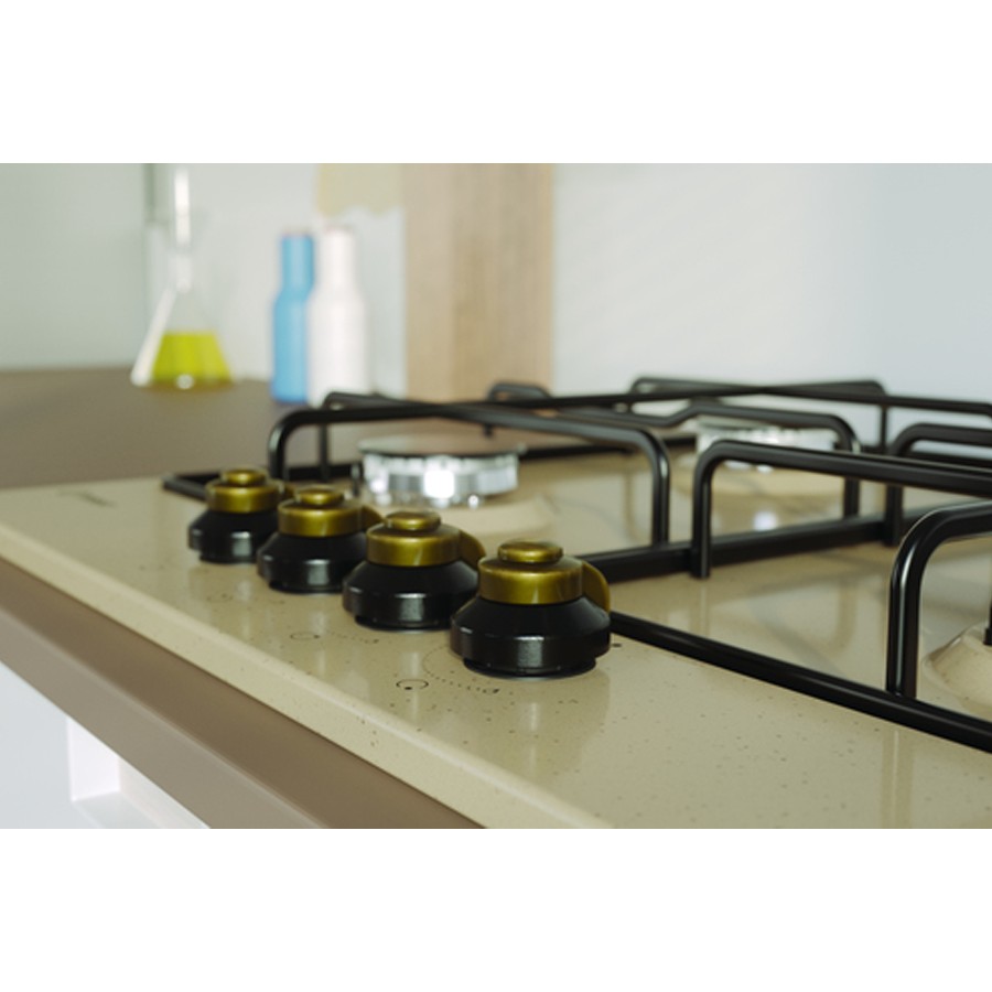 additioanl image for  Indesit Gas Hob 4 Burners Oat Finish 