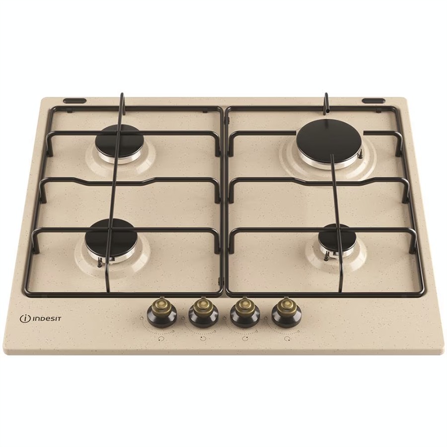 additioanl image for  Indesit Hob Gas 4 Burners Oat Finish 