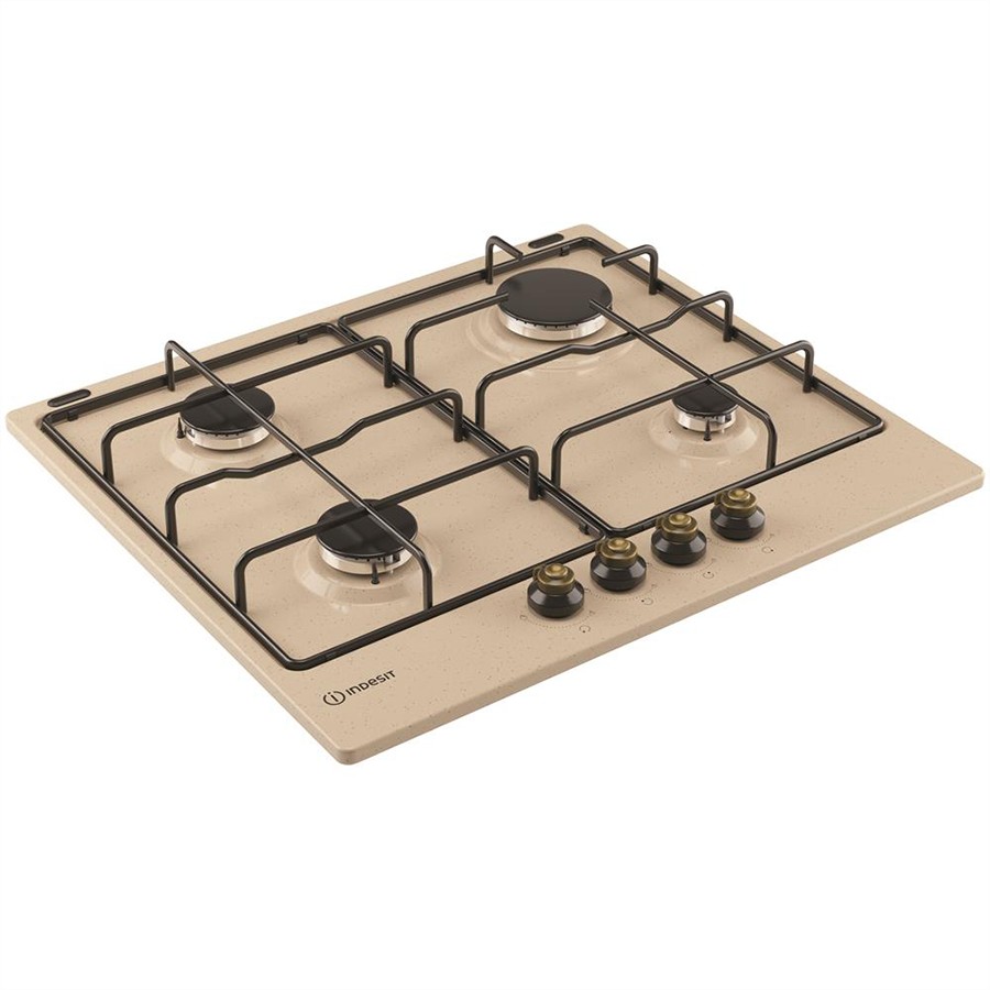 additioanl image for  Indesit Hob Gas 4 Burners Oat Finish 