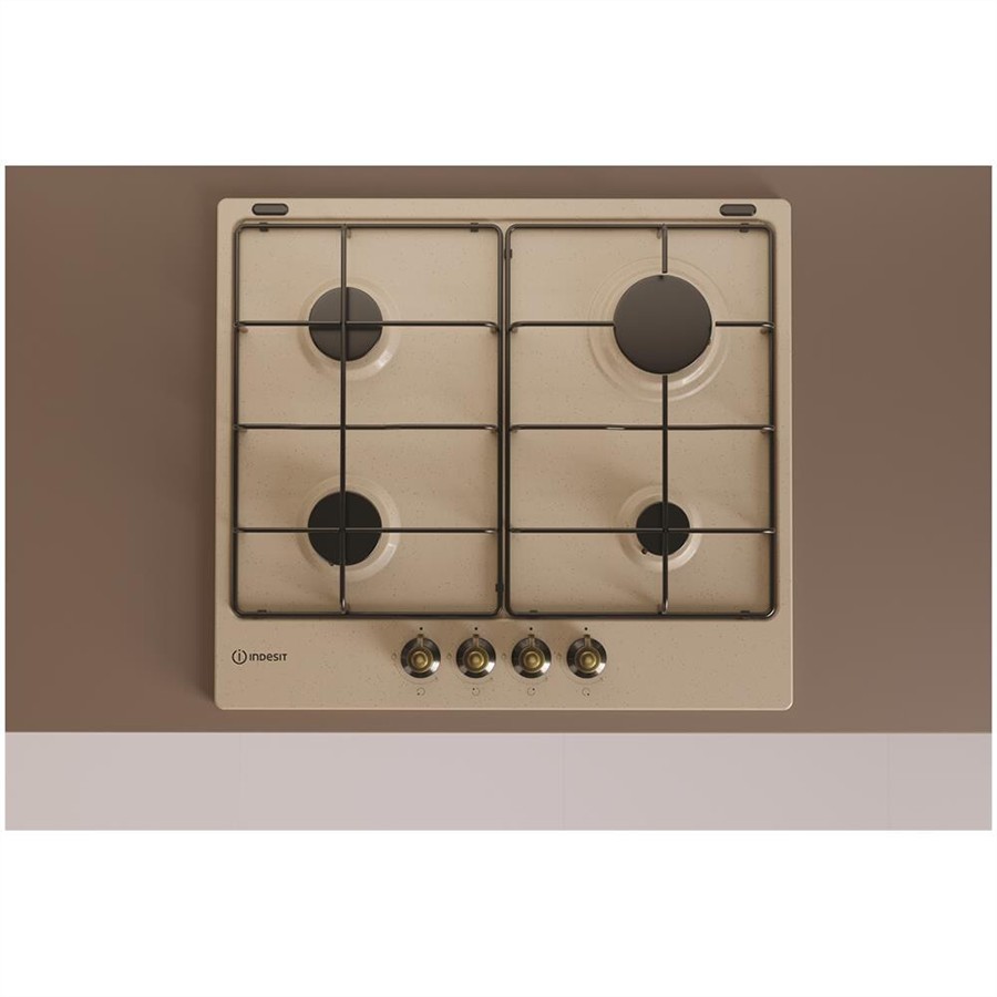 additioanl image for  Indesit Hob Gas 4 Burners Oat Finish 