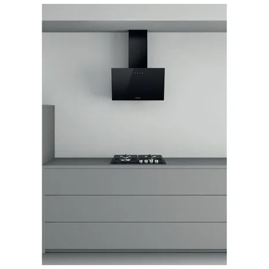 additioanl image for  Indesit Cooker Hood Angled Black 60 cm 