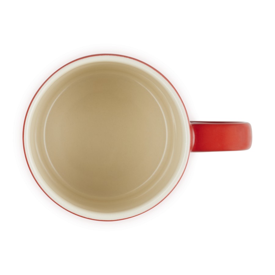 additioanl image for  Le Creuset Holly Coffee Mug Cerise 350ml 